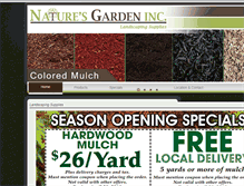 Tablet Screenshot of naturesgardenlandscaping.com